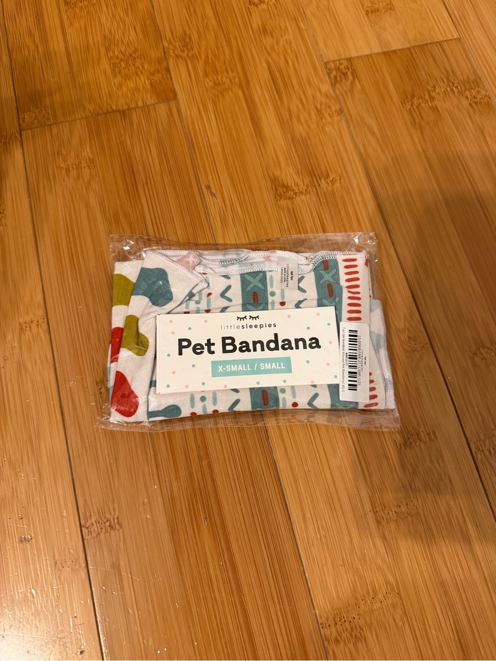 Little Sleepies fair isle Pet Bandana